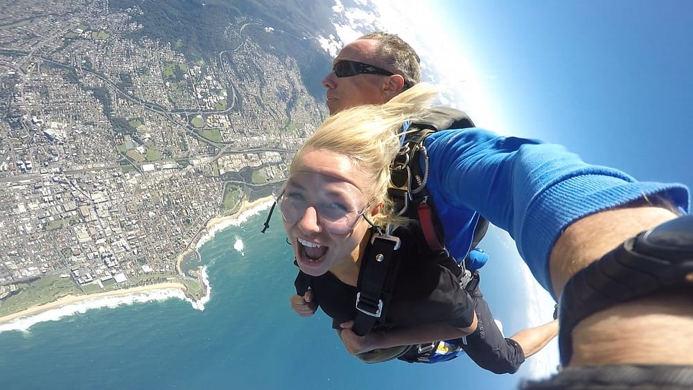 Amazing views during my skydive
