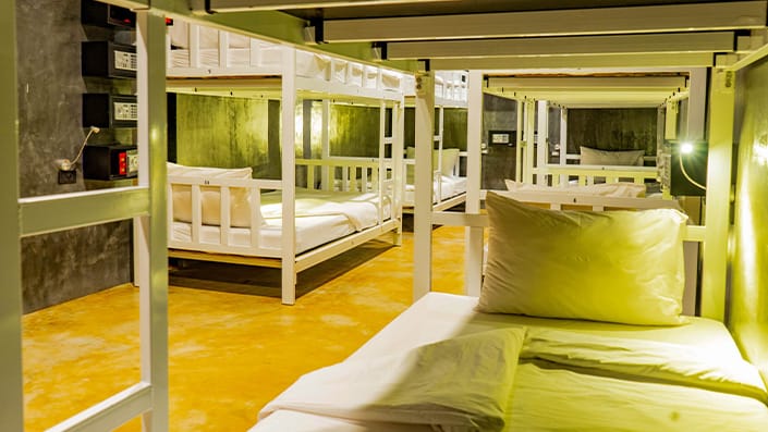 Where We Stay Thailand Group Tour Ibiza Hostel Dorm