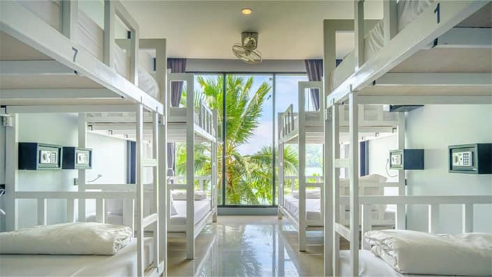 Where We stay Thailand Group Tour Ibiza Phi Phi Hostel Dorm