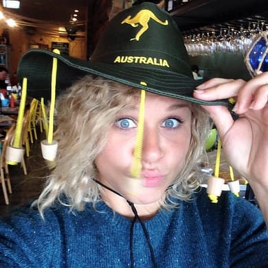 Getting into the Aussie spirit!